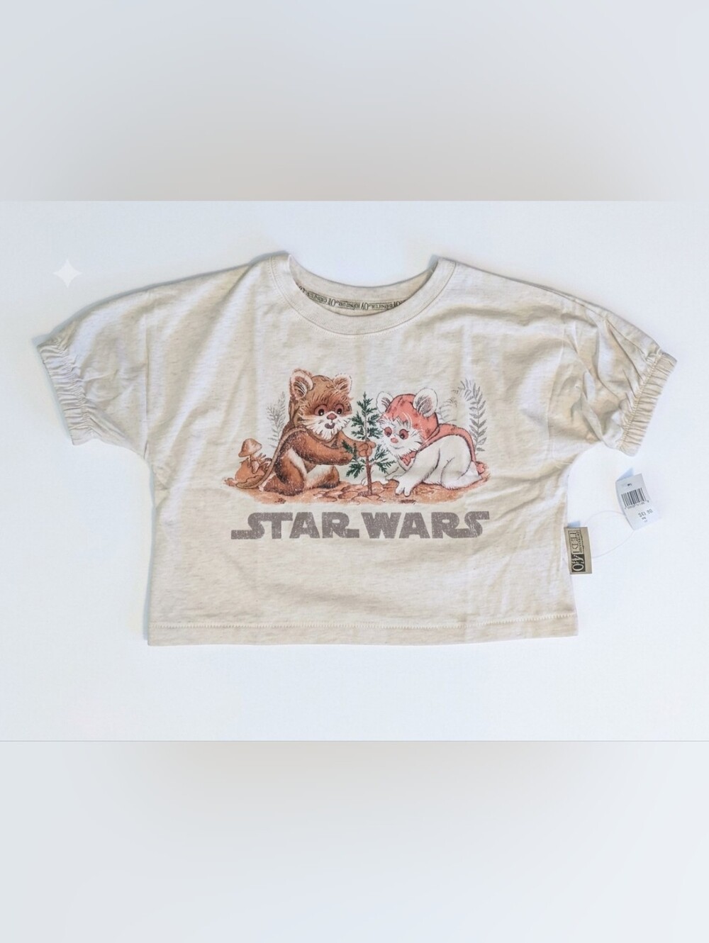 Disney Parks Star Wars Return Of The Jedi 40th Anniversary Ewok Girls Shirt NWT